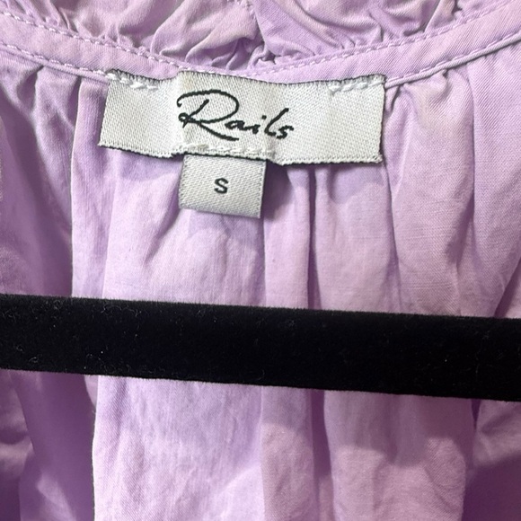 Rails smocked Harper mini dress purple size small in excellent condition - Picture 5 of 8